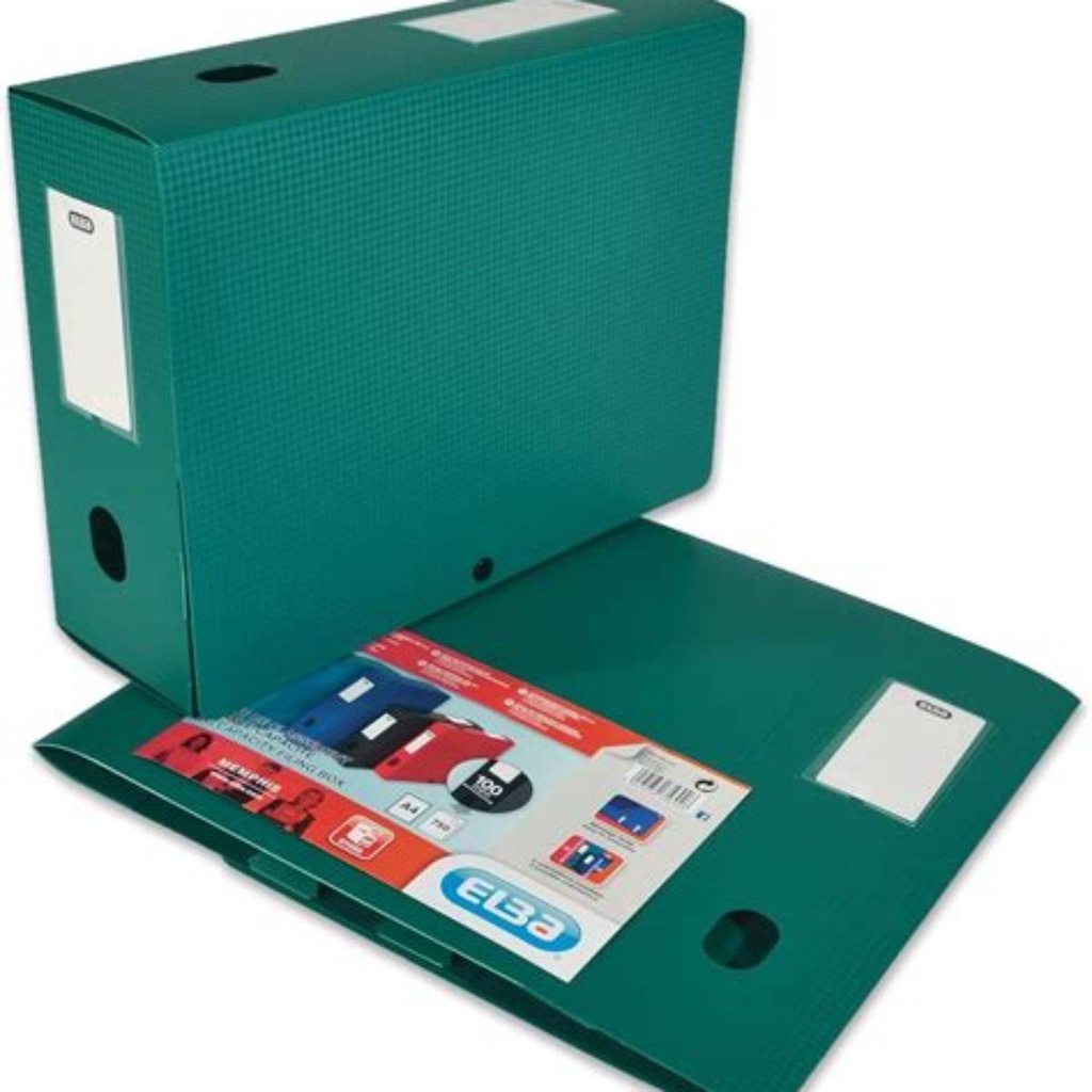 [F-BF226050] Box File Perqueen Size4 cm - FS - Today - Green