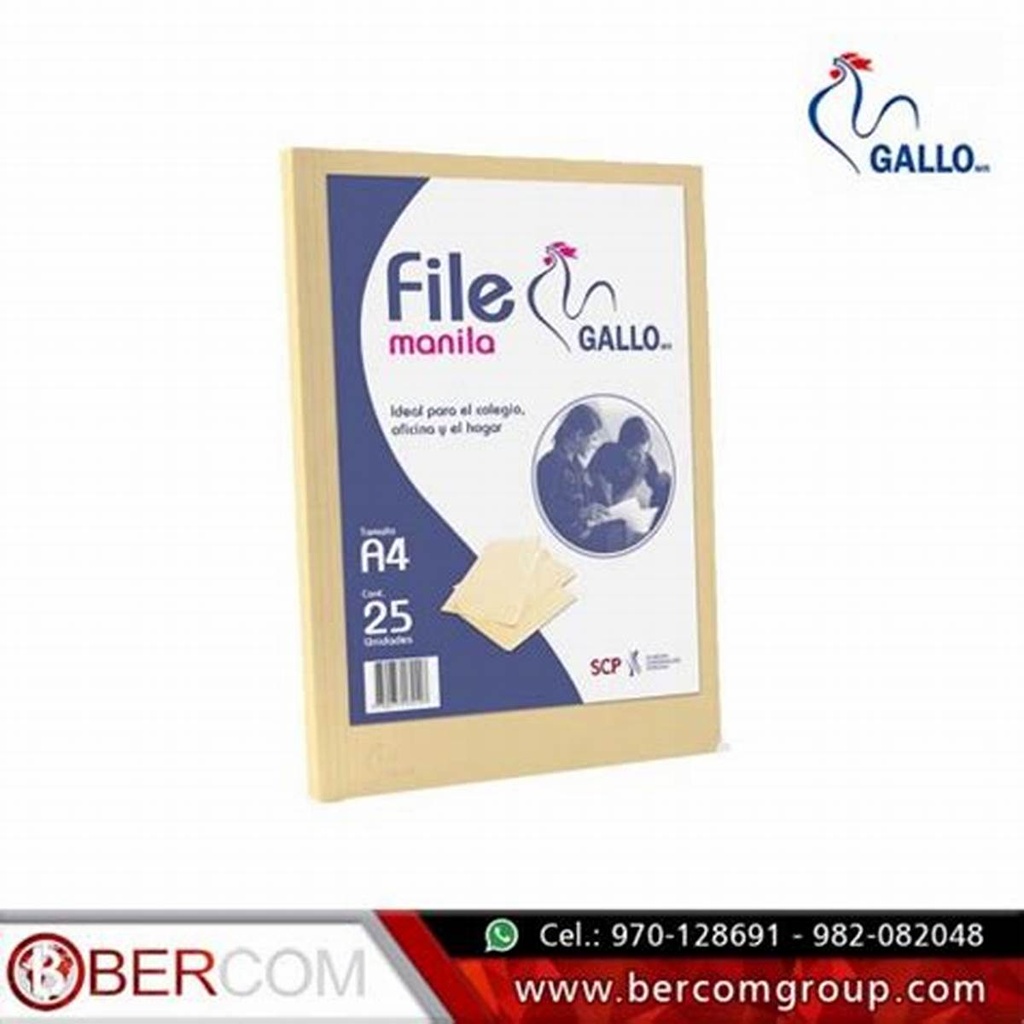 File Pocket Cartoon Manila A4 Mintra
