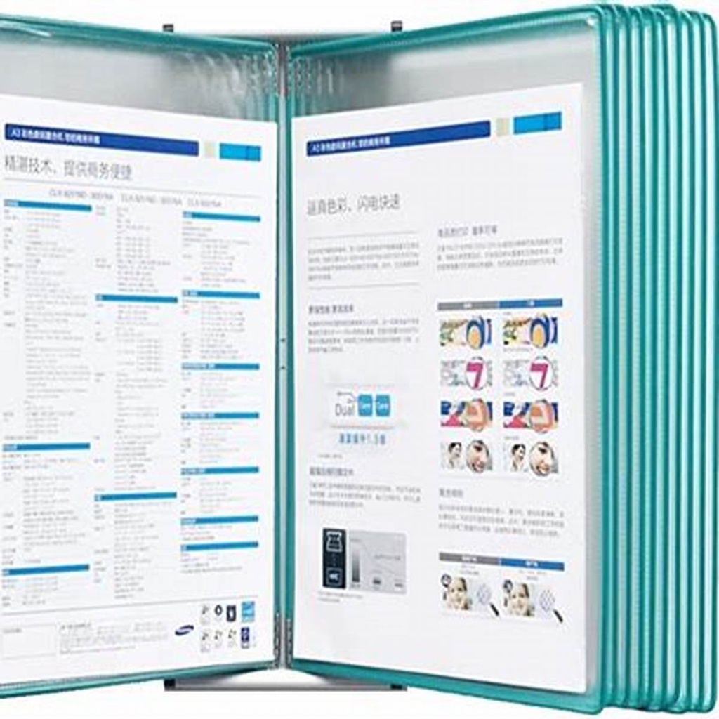 File Display Holder 20 Pockets Size A4 Hyunday