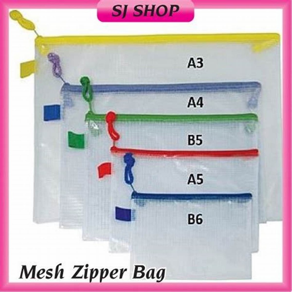 [F-FZ135050] File Zip Fabric - B4 - Red