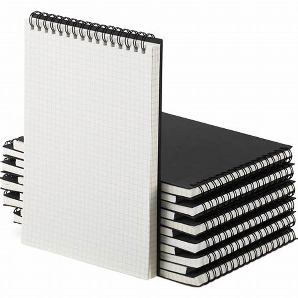 Block Note Spiral 60 Sheets A5 Mintra