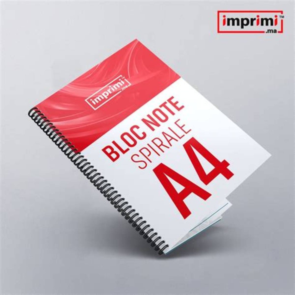 [N-BN3312050] Lou Loua Block Note Spiral 40 Sheets A4