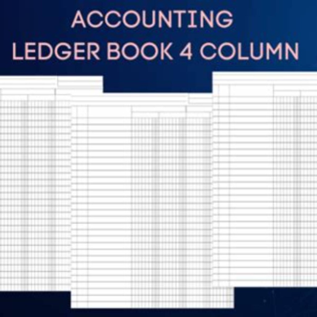 Ledger Book 4 Colume 200 Sheets