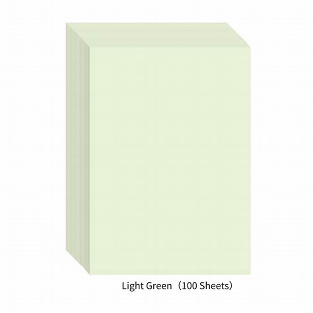 [N-PC301001] Paper Flying A4 100 Page - 118 Green  Mintra