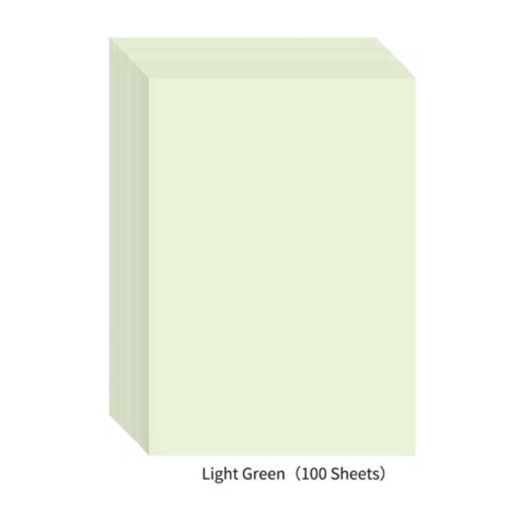 [N-PC324001] Light Paper Colors A4100 Page - Light Green21120 Colorite Mintr