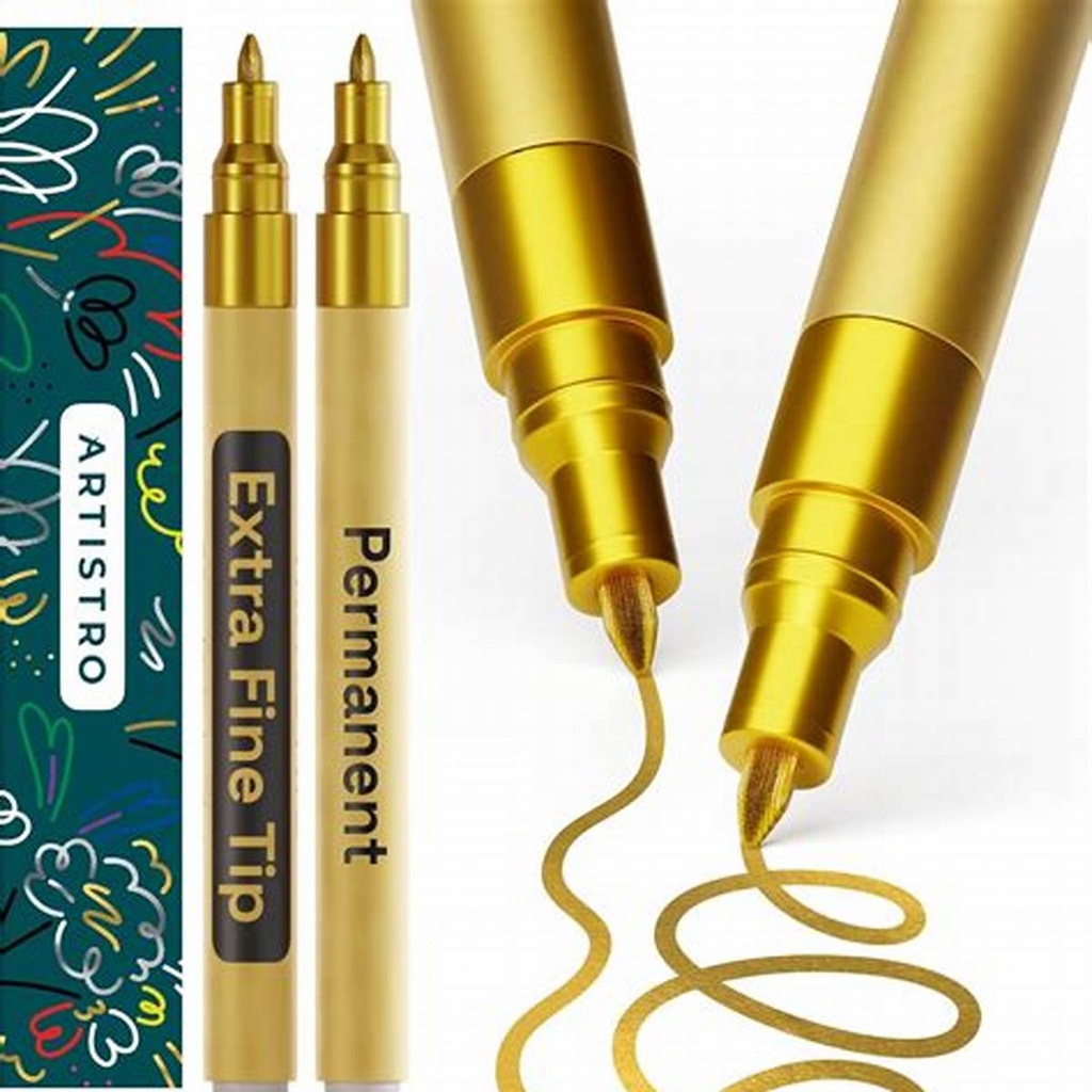 [P-MP412107] Gold Marker Pen Doko Centropen - 2690