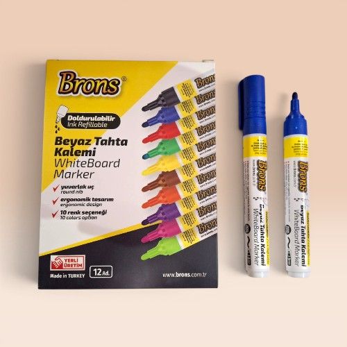 Brons Marker White Board Blue
