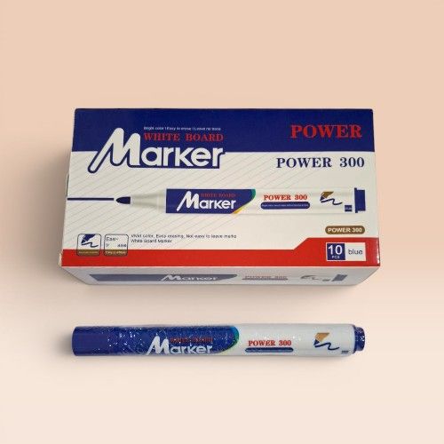 [P-MW218050] Power Marker White Board - 300 - Blue