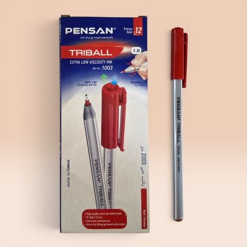 Ballpoint Pen Model Triball Size 1.0mm Red Pensan