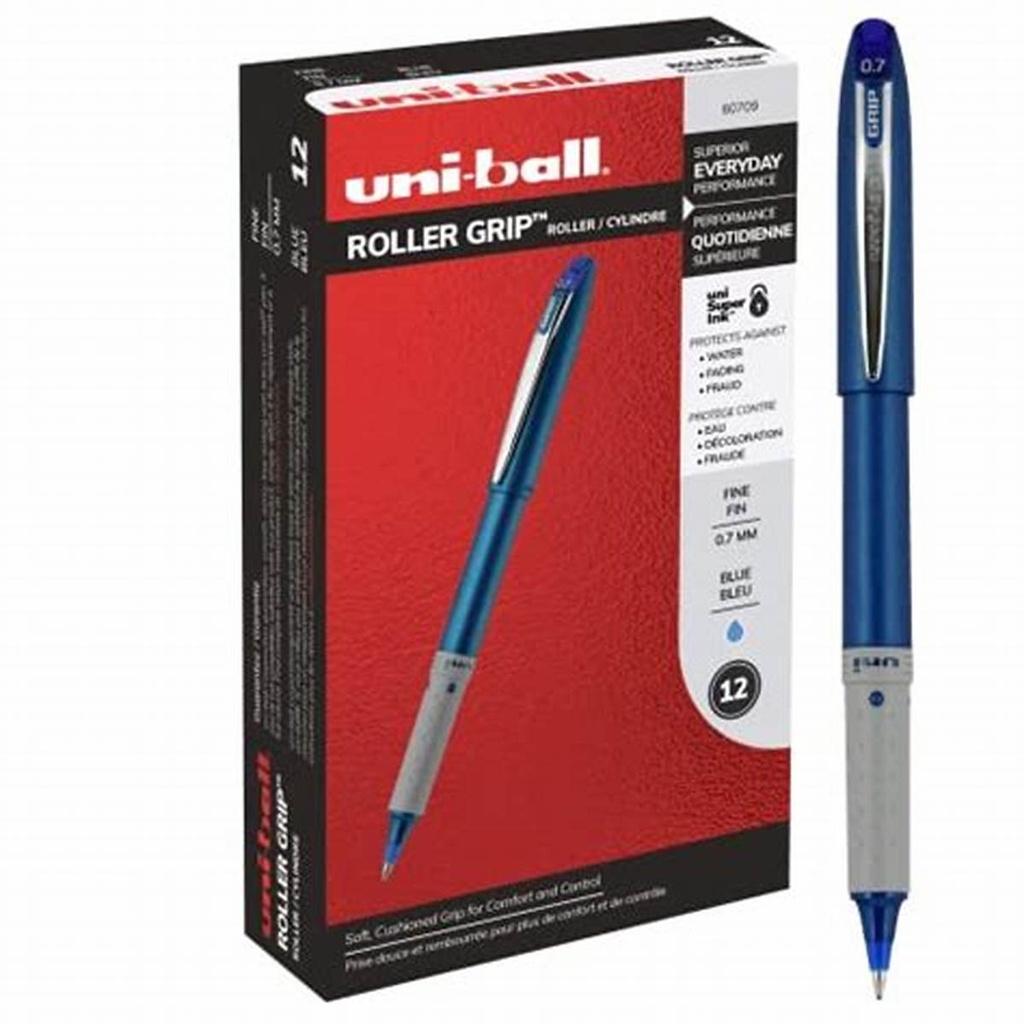 Rollerball Pen Fine Ub 103 Uniball - Blue
