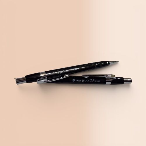 [P-PM106050] Baiku Pencil Mechanical 0.5 Model Bk