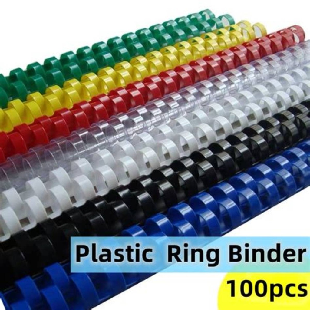 [Q-BC305050] Binding Comb Plastic A4 Size 16mm Assorted