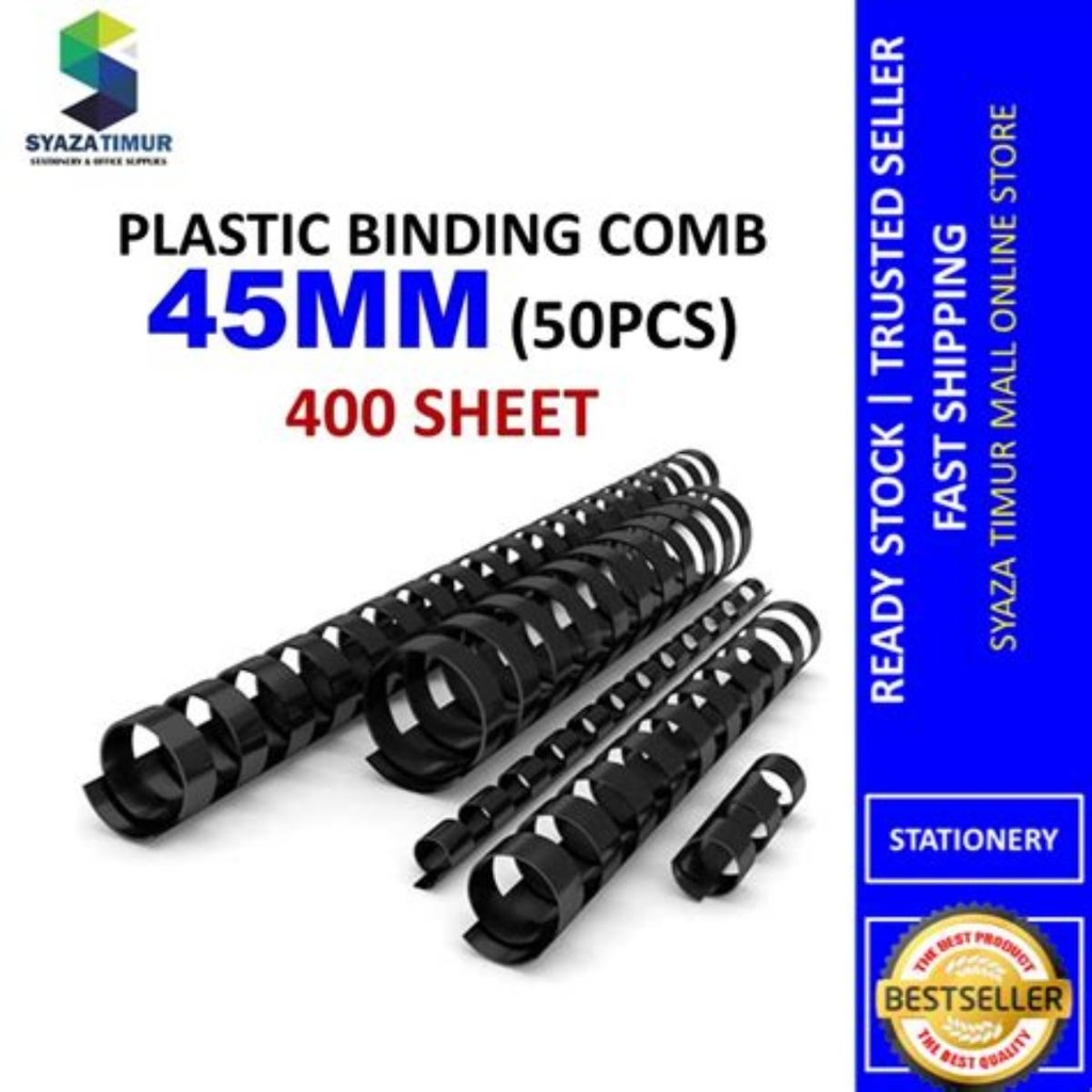 China Binding Comb Plastic A4 Size 22 M Color - Back 50
