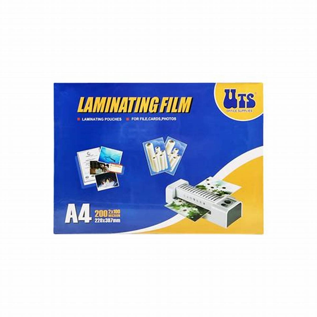 [Q-LA109050] Lamintion A4 100 Micron 100sheets Hi Tecno