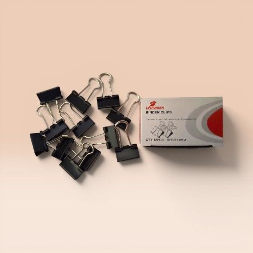[S-BU130050] Everlucky Bulldog (binder Clips) Size19 mm Black