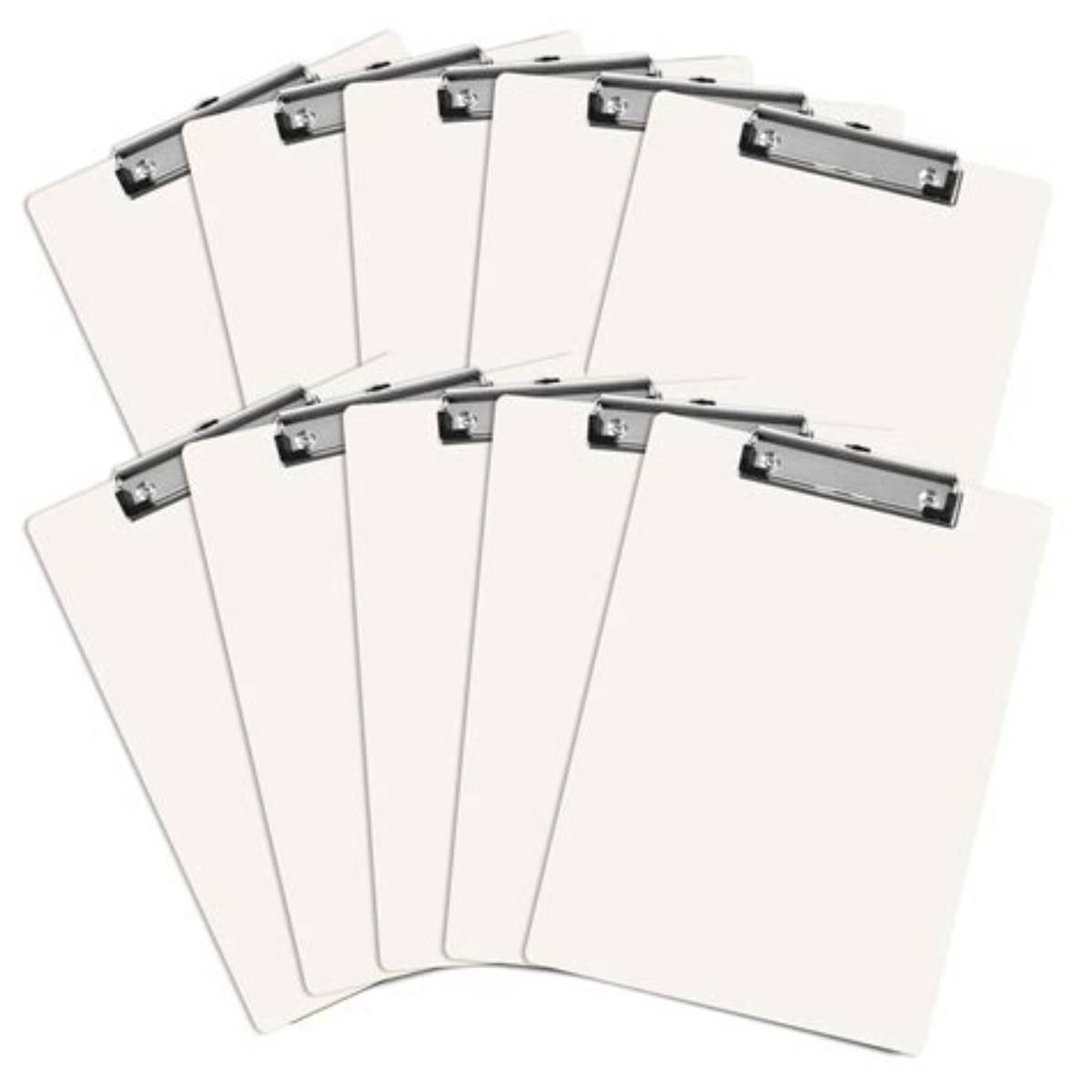 MAX 0008 Clip Board A4 Plastic Double K