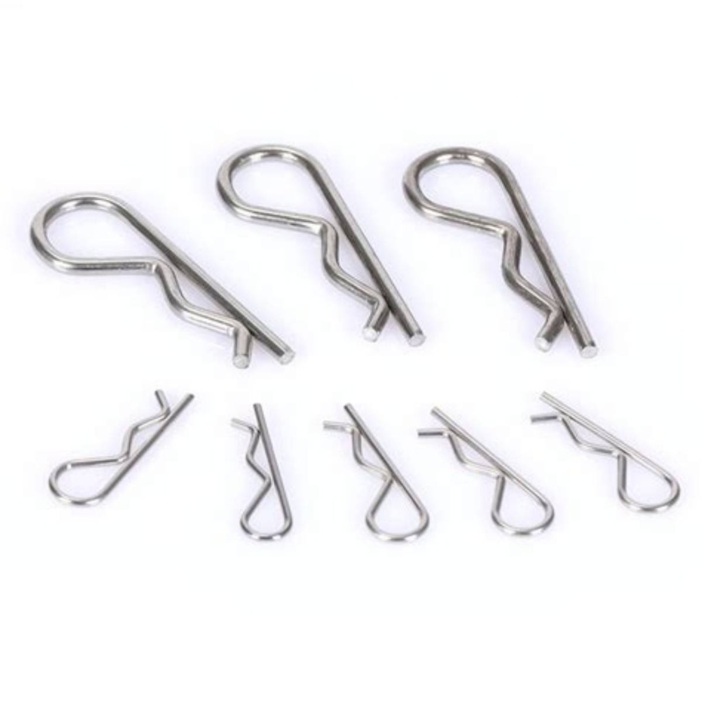 [S-CL100050] Clips Pins Silver 28 mm Corex