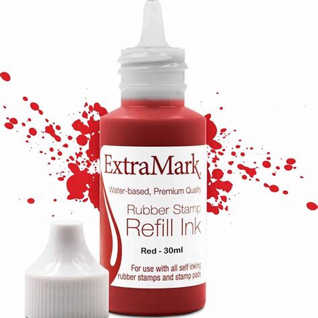 [S-SI215050] Stamp Ink Bottel 30 ml Red Flower