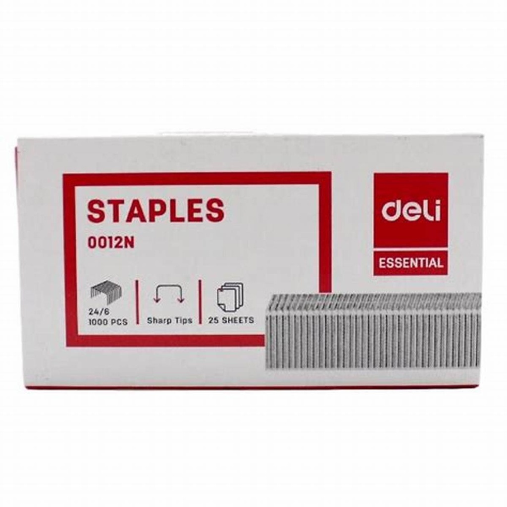 Staples, Size 24 / 6, Copper, M&g