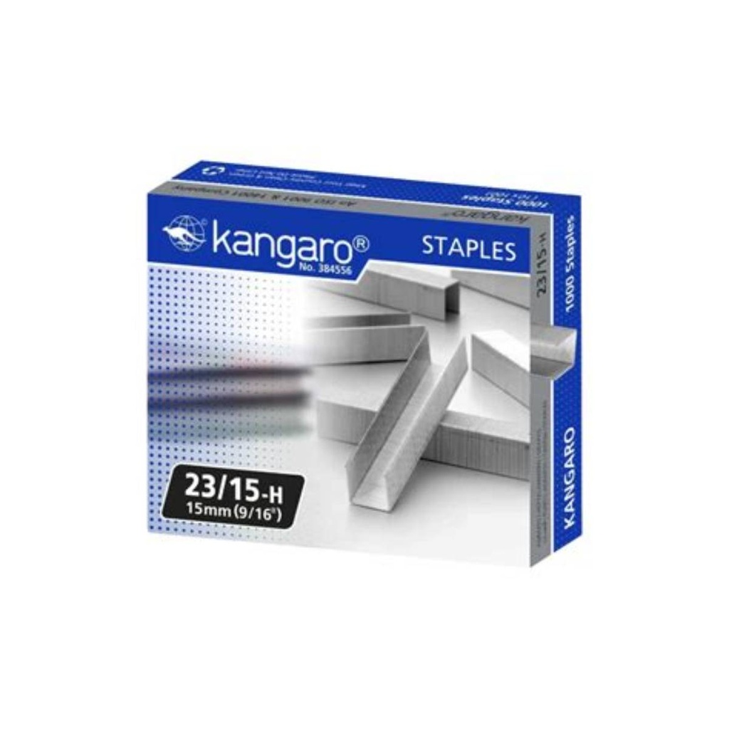 [S-ST327003] Staples Heavy Duty Size 23 / 15 Silver Kangaro