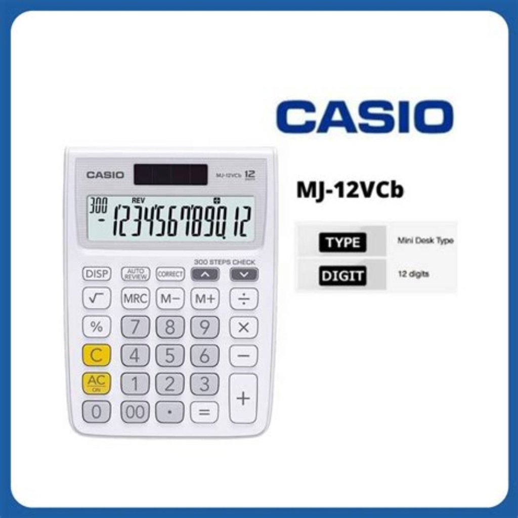 Calculater Casio r Model Mj - 12 D