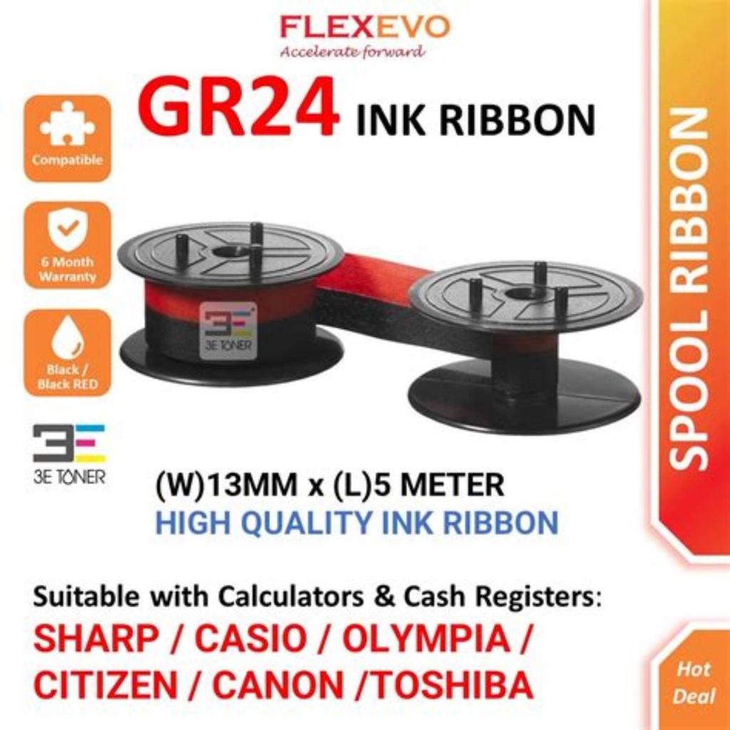 [T-CA407050] Calculator Tape Ribbon No24br2s Full Mark