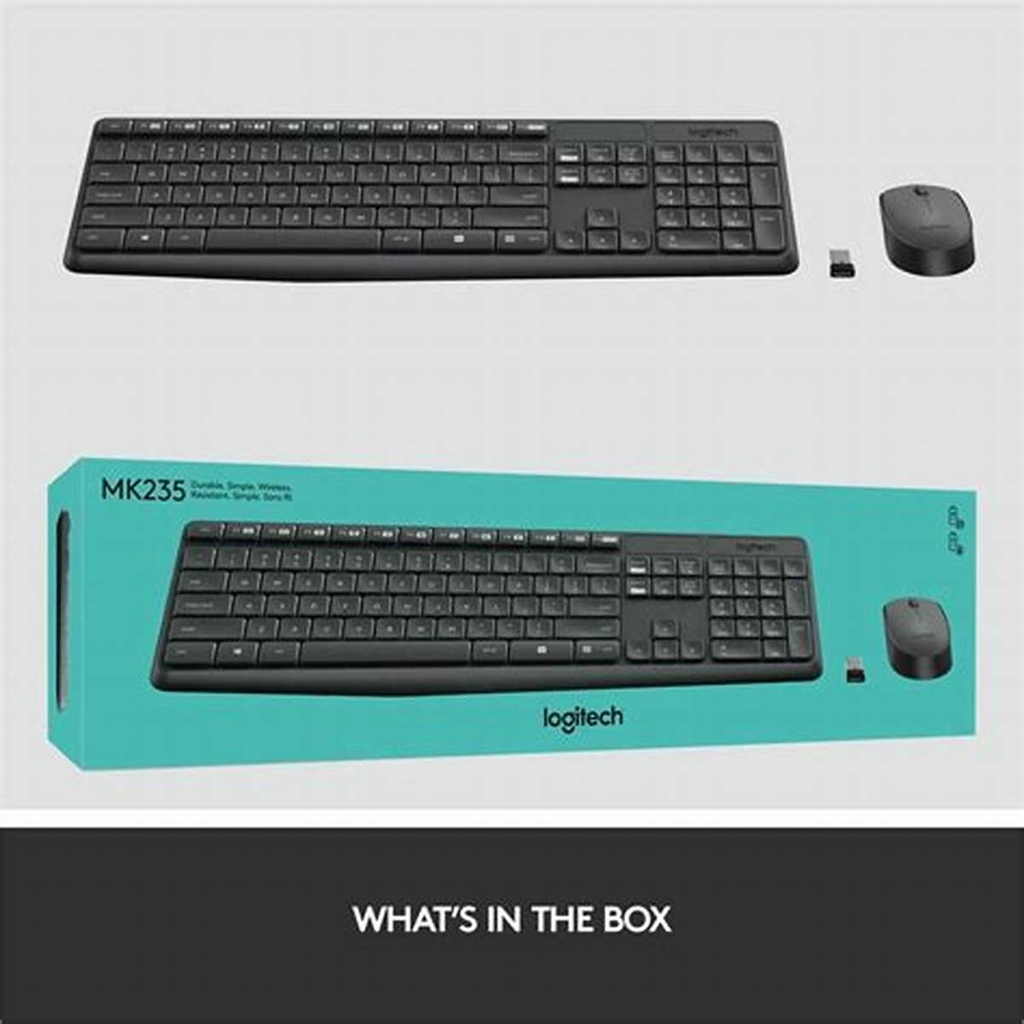 [T-CO135050] Mouse+ Keyboard Wireless Model MK235 Logitech