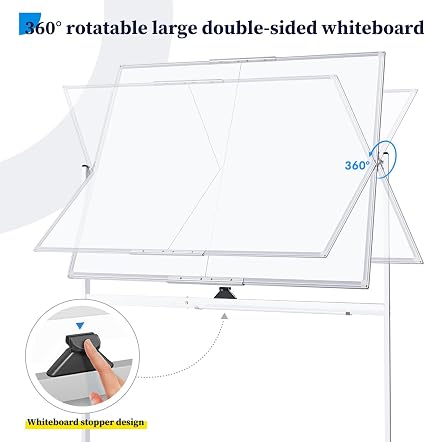 Magnatic White Board Two side Size 24*31- M&G