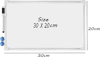 Magnetic White Board Size 20*30 Office Mix