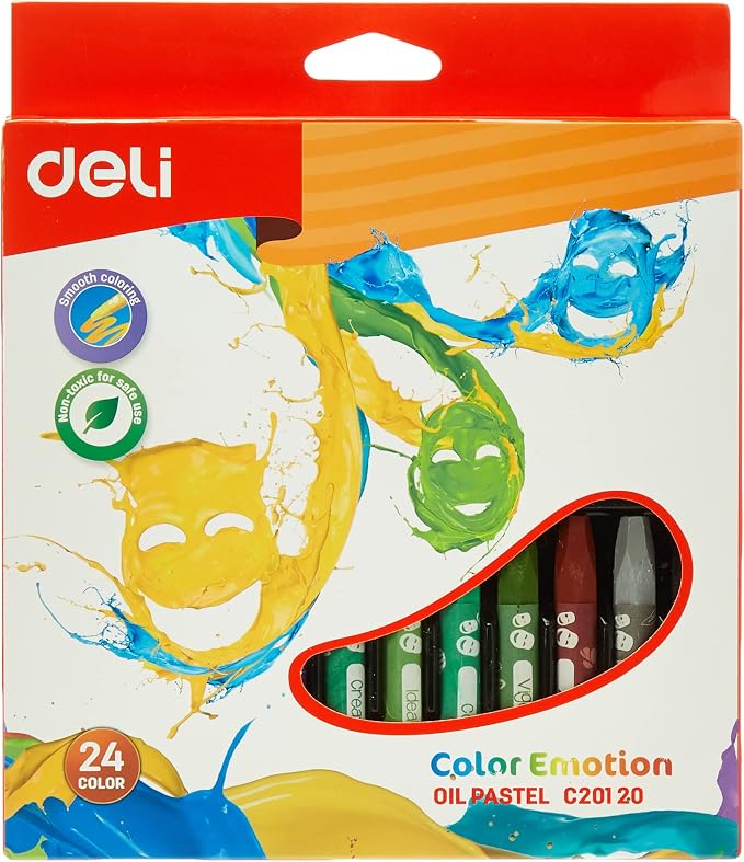 Colors Oil Pastel 24Pcs Deli