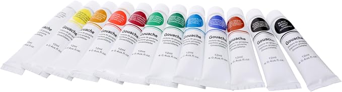 Colors Acrylic  Paint Tubes Set12-Signature-Lanpo 12 ml