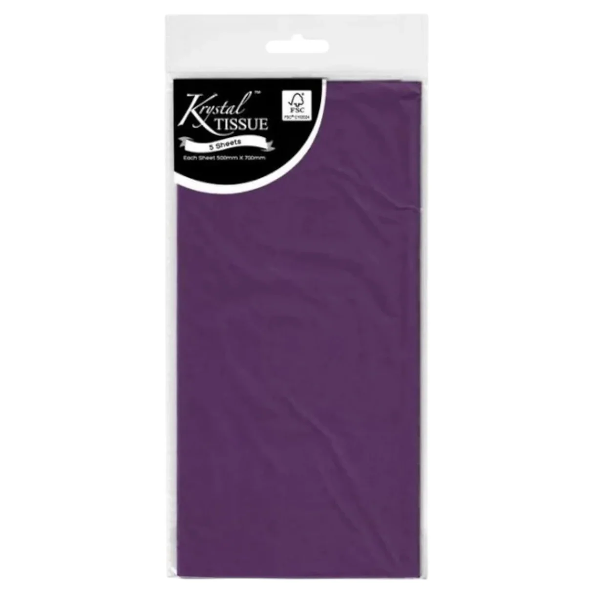 Tissue Gift Wrap 20*26cm 10 Sheets Dark Purple Office Mix