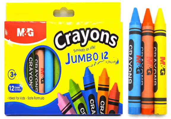 Wax Crayon Color 12 Short-197074- M&G