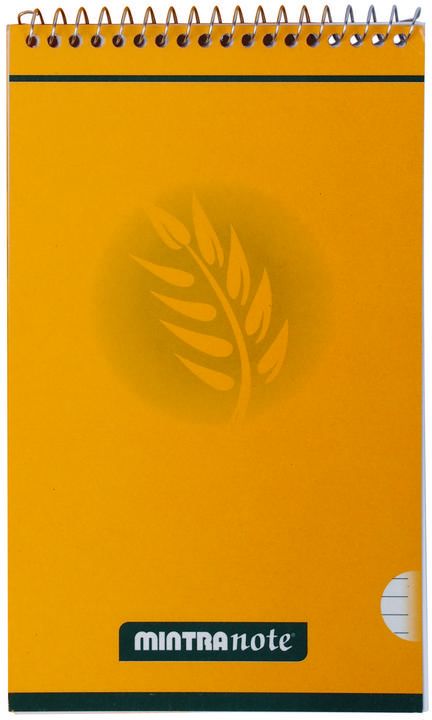 Block Note Spiral  40 Sheets A4 Mintra