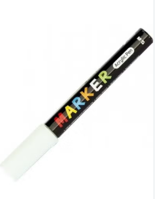 Marker Pen Acrylic S100-White-M&G