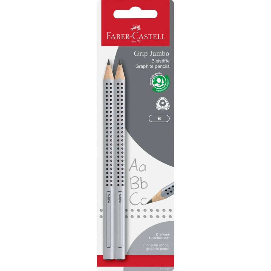 Pencil With Out Ereaser-Jumbo-B- Fabercastel
