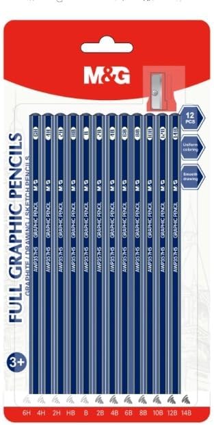 Pencil Graphite Set12  -Awp357 G-M&G