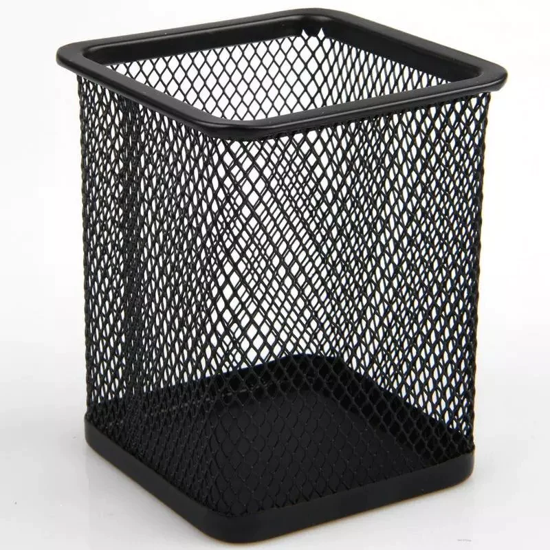 Pen Holder Matel Model 804 - Black & Silver Office Mix