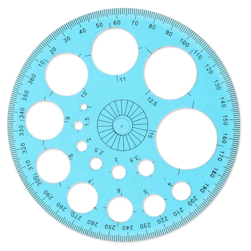 Circle Ruler Drawing template