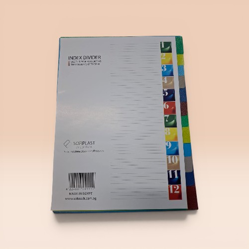 Separatore Plastic 1-12 Colors Digital