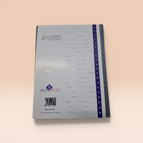 Separatore Plastic 1-12 Numbers Sofiplast